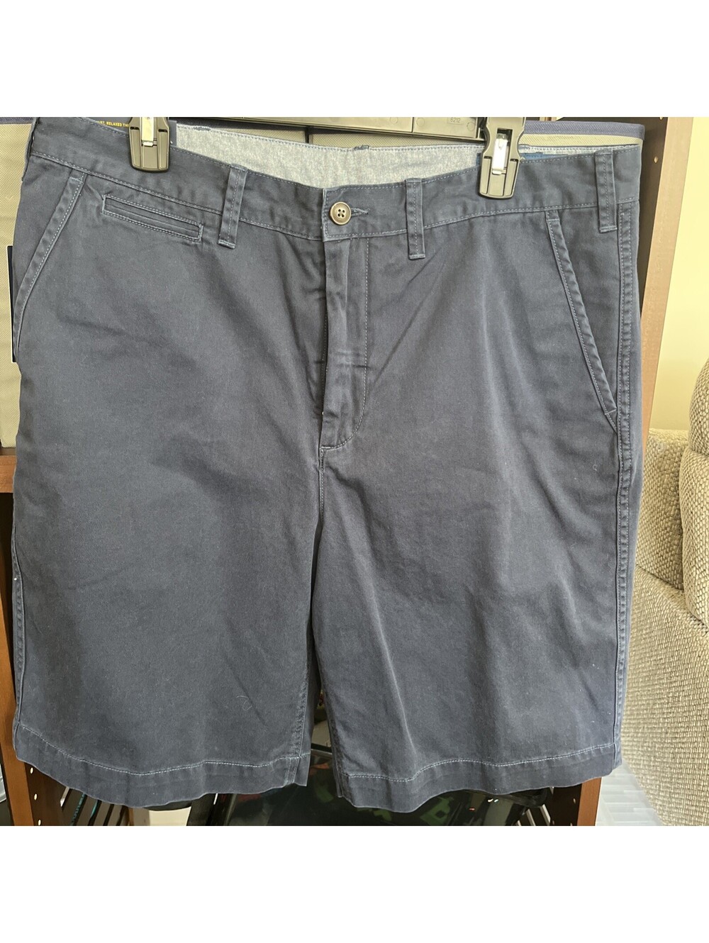 NEW! Polo Ralph Lauren Mens Relaxed Fit Men's 10" Shorts Waist 35 Dark Grey Rare